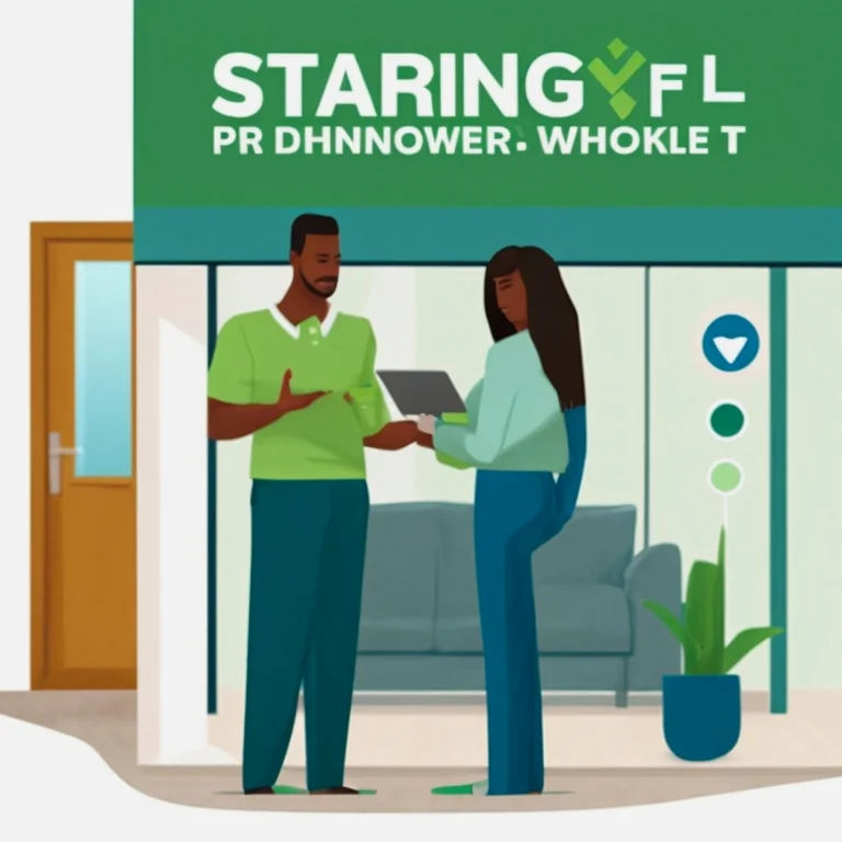 Illustration of homeowner reviewing program options